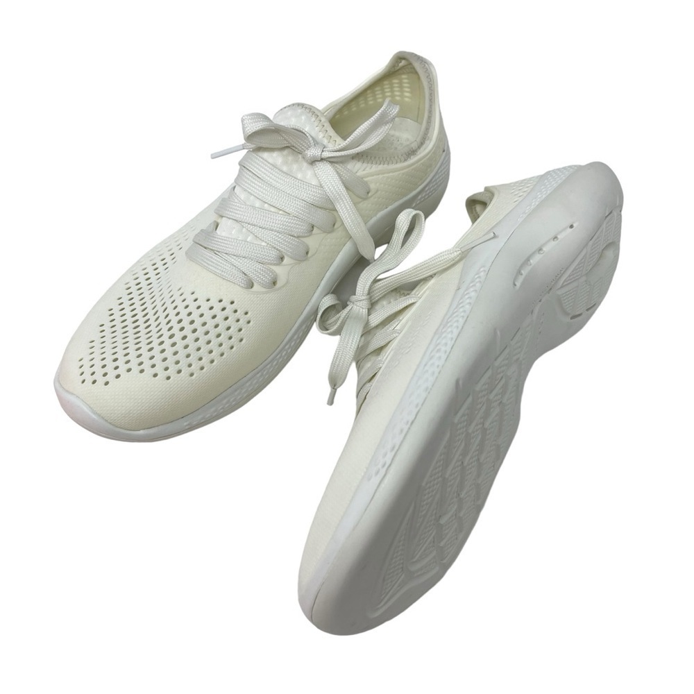 Crocs LiteRide Pacer 360 Men’s Size 9 White Ivory Sneakers Comfort Shoes